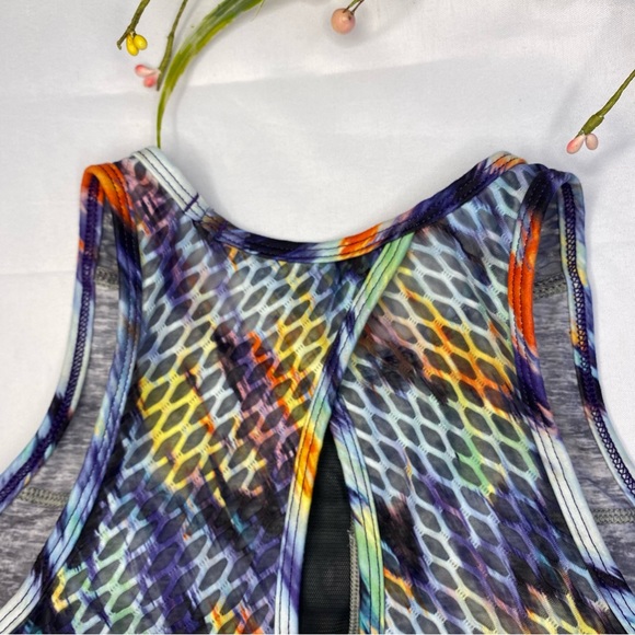 Peloton Composite Multicolor High Neck Sport Bra Small - Picture 12 of 15